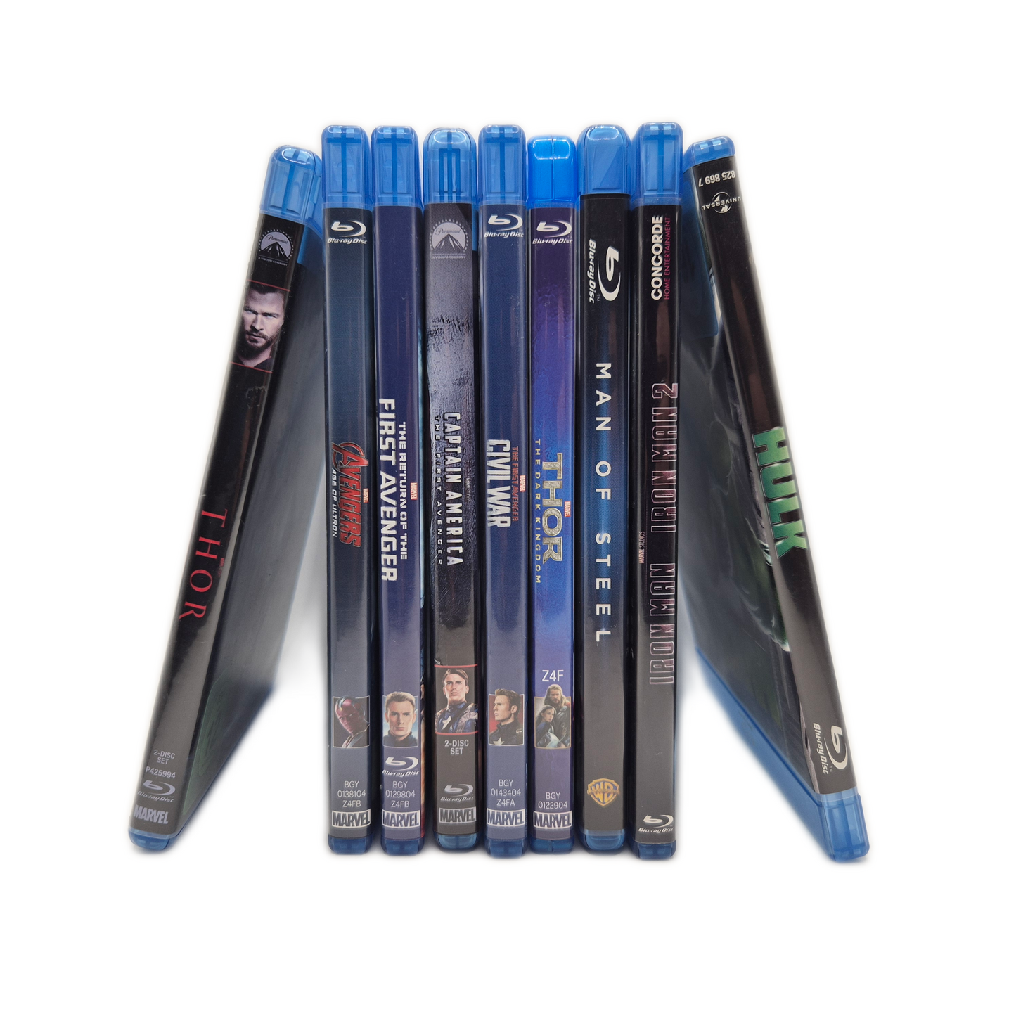 Marvel & DC Blu-ray Sammlung: Iron Man, Hulk, Thor, Avengers, Captain America