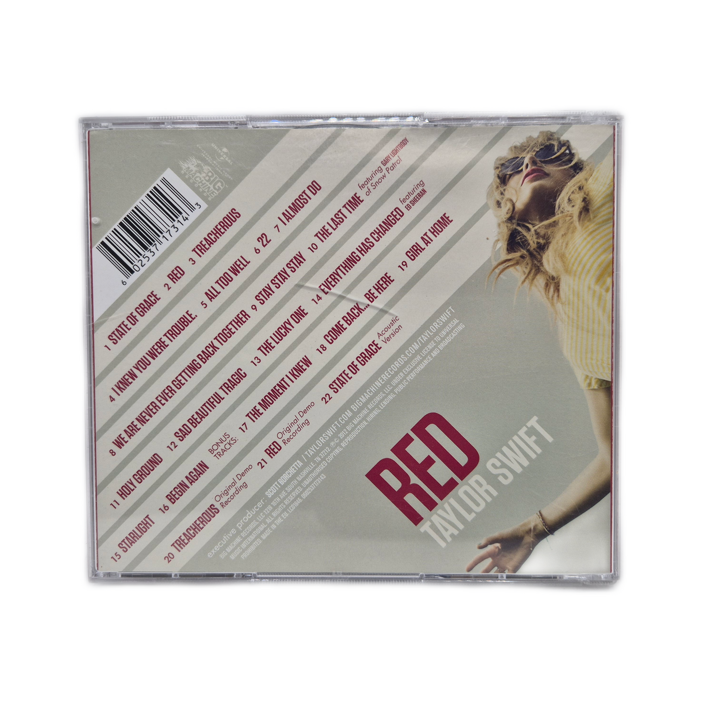 Taylor Swift Red Deluxe Edition inkl 6 Bonustracks - CD