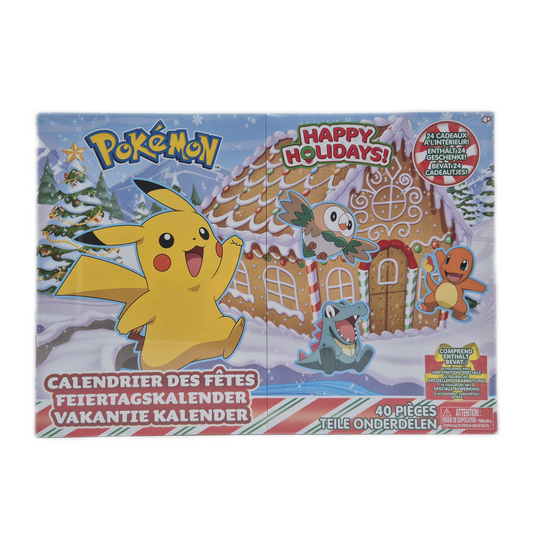 Adventskalender Pokemon Happy Holidays mit 16 Figuren und 8 Accessoires NEU OVP