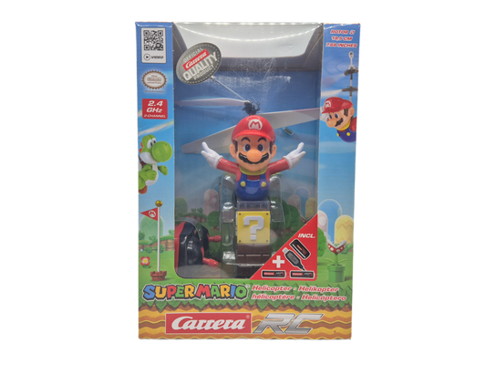 Carrera RC SUPER MARIO Fliegender Hubschrauber Nintendo-Lizenz 10,4 cm