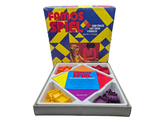 Famos Spiel Der Trick mit dem Viereck - Faller - vollständig