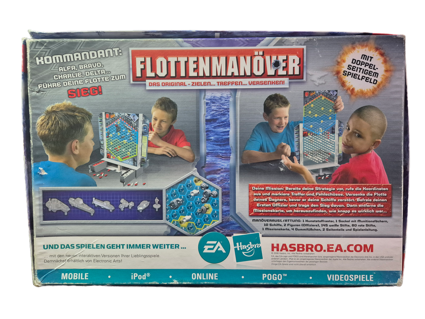 Flottenmanöver Das Original Strategiespiel - MB Spiele - vollständig