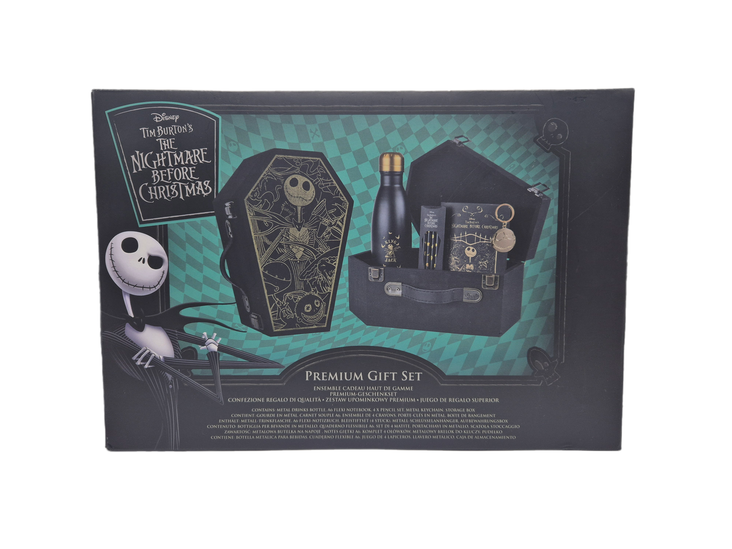 Nightmare Before Christmas Premium Geschenk-Set - Fanbox mit Trinkflasche
