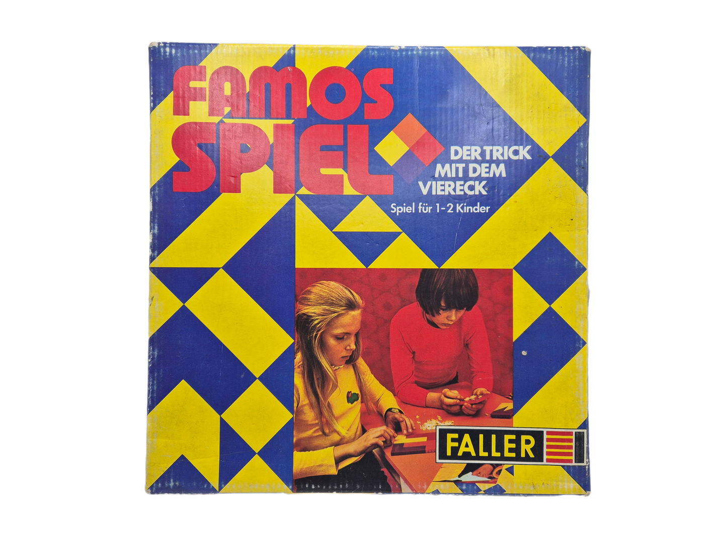 Famos Spiel Der Trick mit dem Viereck - Faller - vollständig