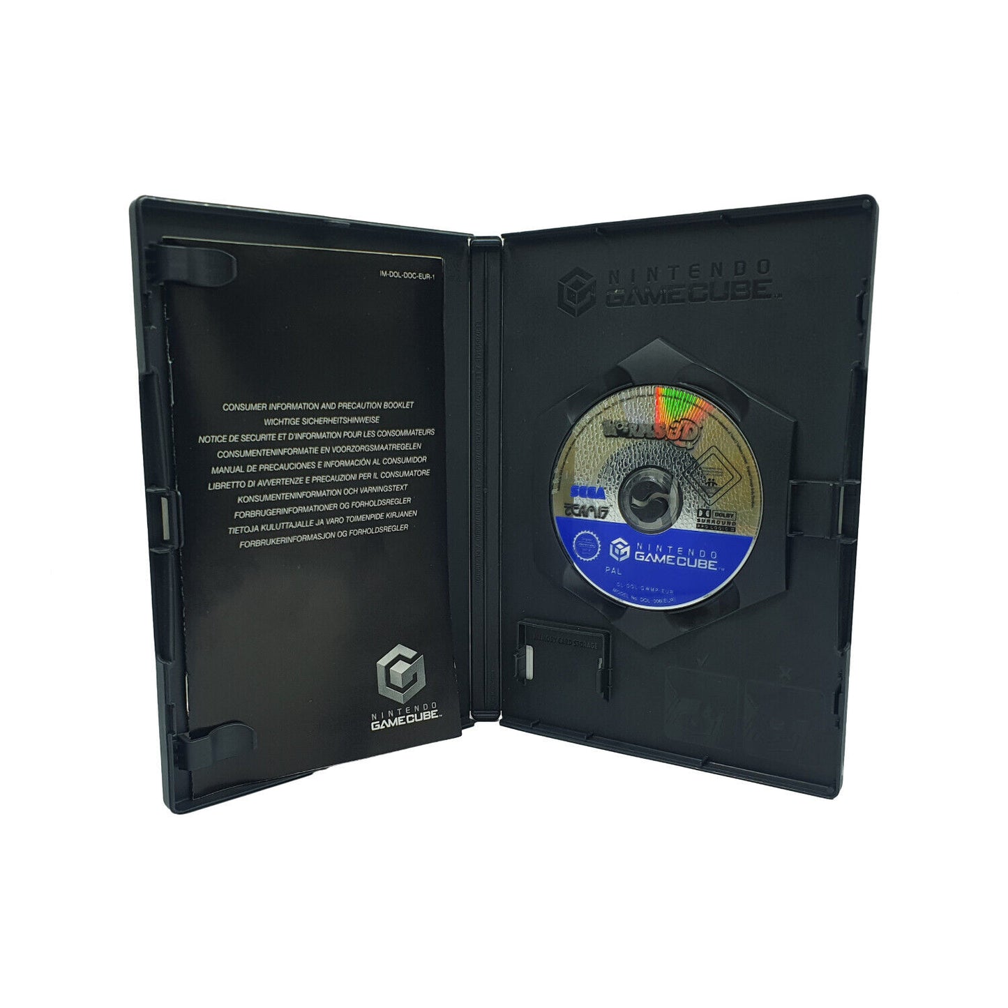Nintendo GameCube Konsole Schwarz mit Controller und Spielen