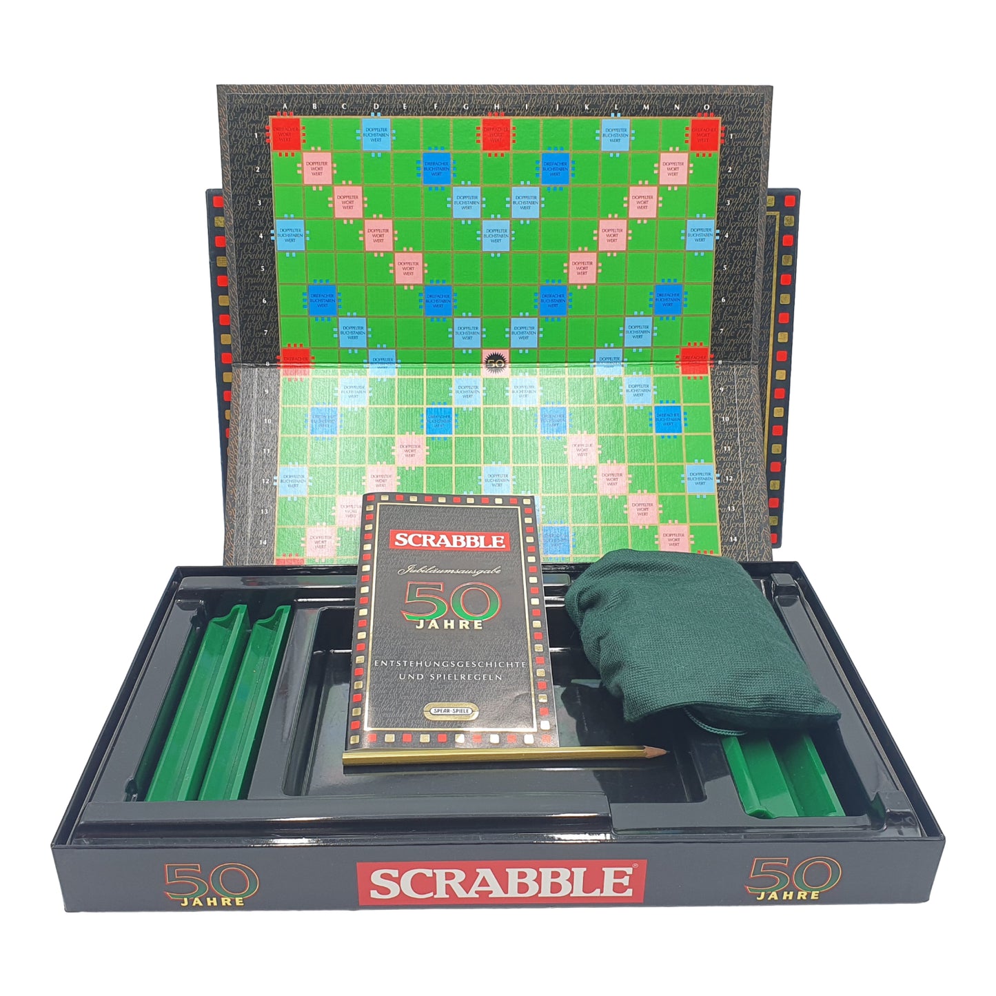 Scrabble Jubiläumsausgabe 50 Jahre limitiert mit Zertifikat 1998