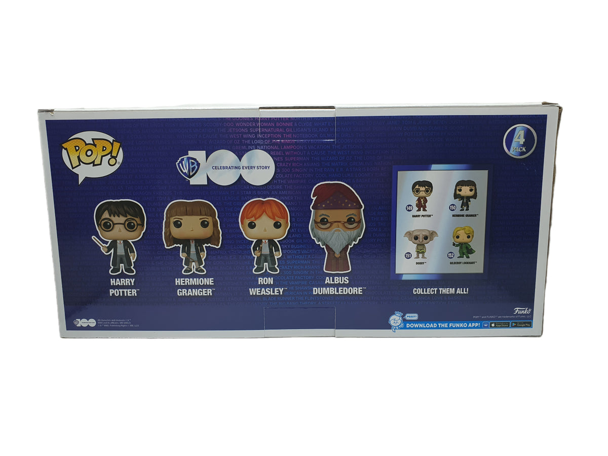 Funko Pop - Harry Potter, Hermine, Ron, Dumbledore 4 Pack Set - NEU OVP