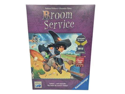 BROOM SERVICE - Brettspiel Rare, Strategy, 2015 Spiel des Jahres, Ravensburger