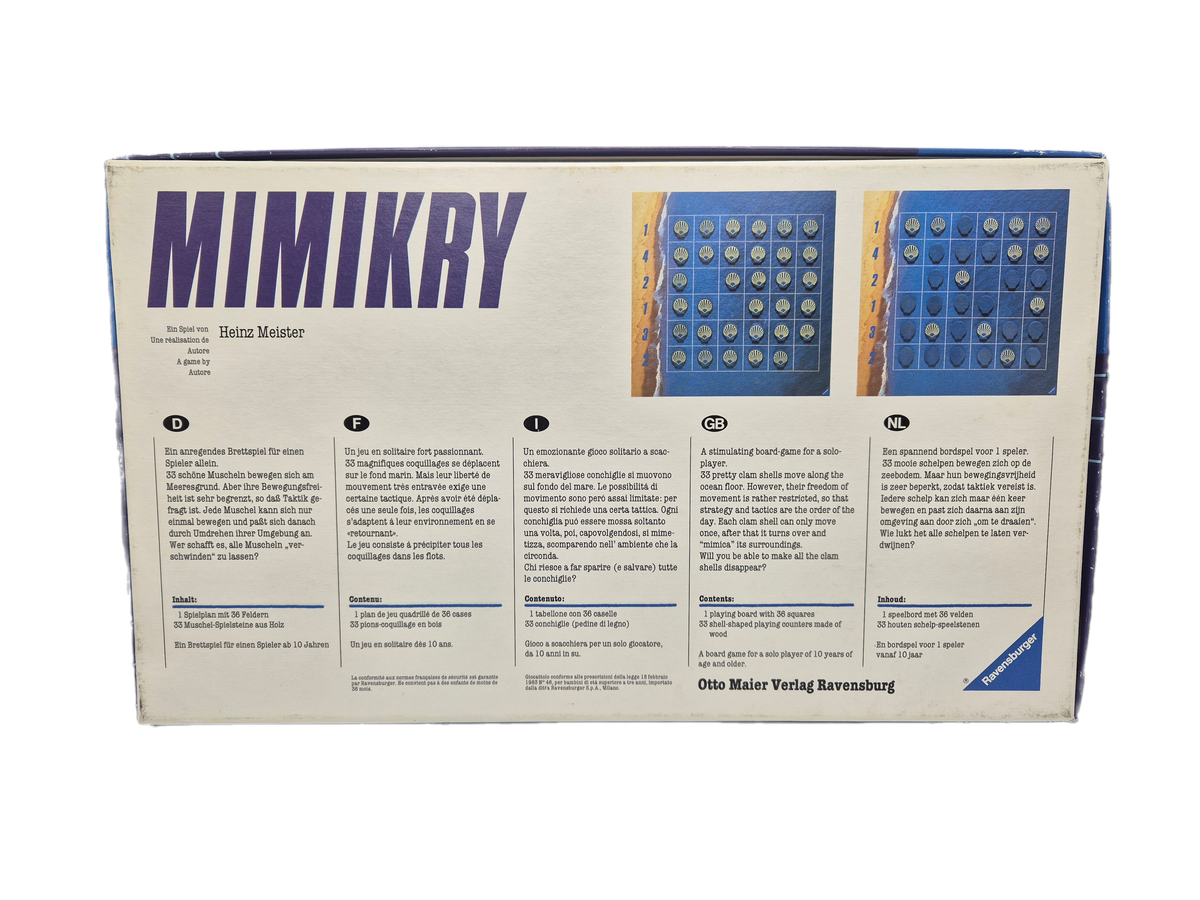Mimikry Ravensburger – Vollständig | Gebraucht