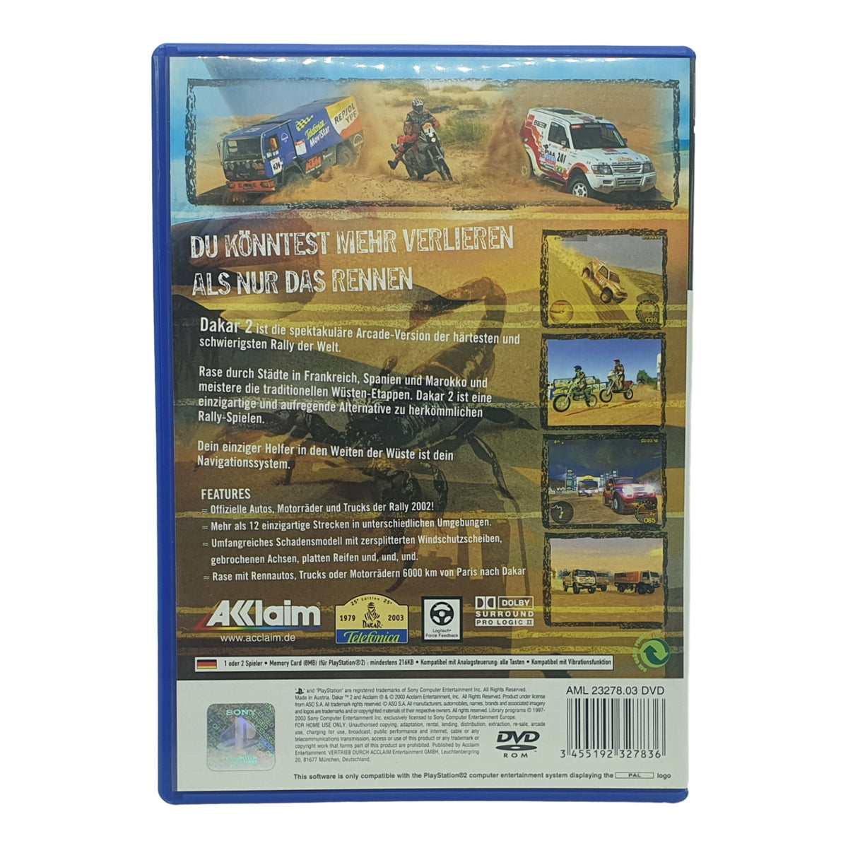 Dakar 2 + Bonus DVD – PlayStation 2 Spiel