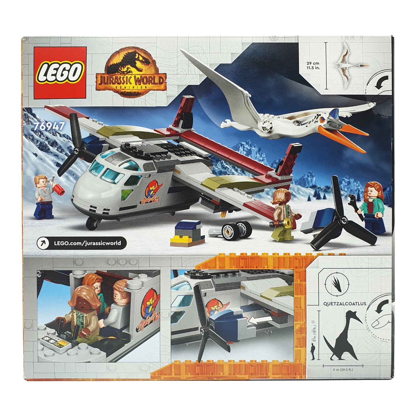 Lego 76947 - Quetzalcoatlus: Flugzeug-Überfall – Jurassic World