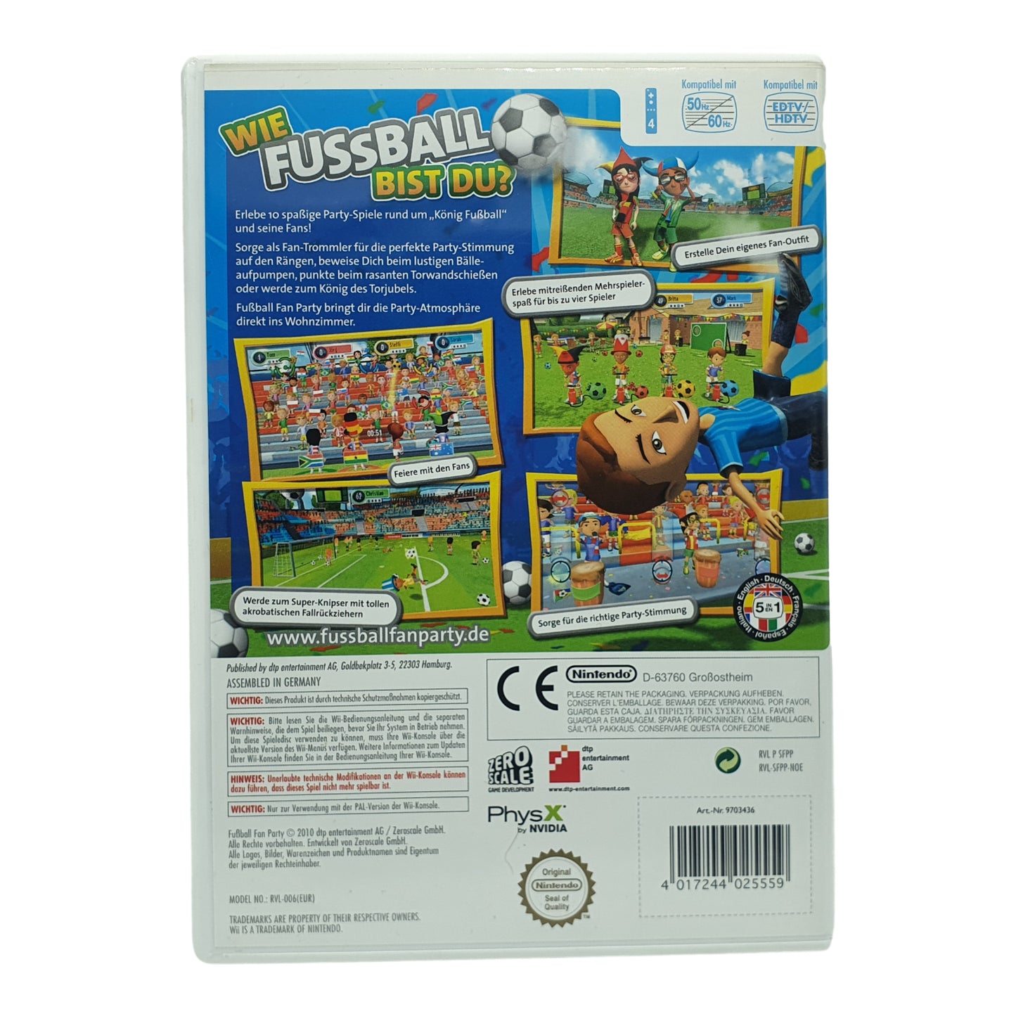 Nintendo Wii - Fussball Fan Party