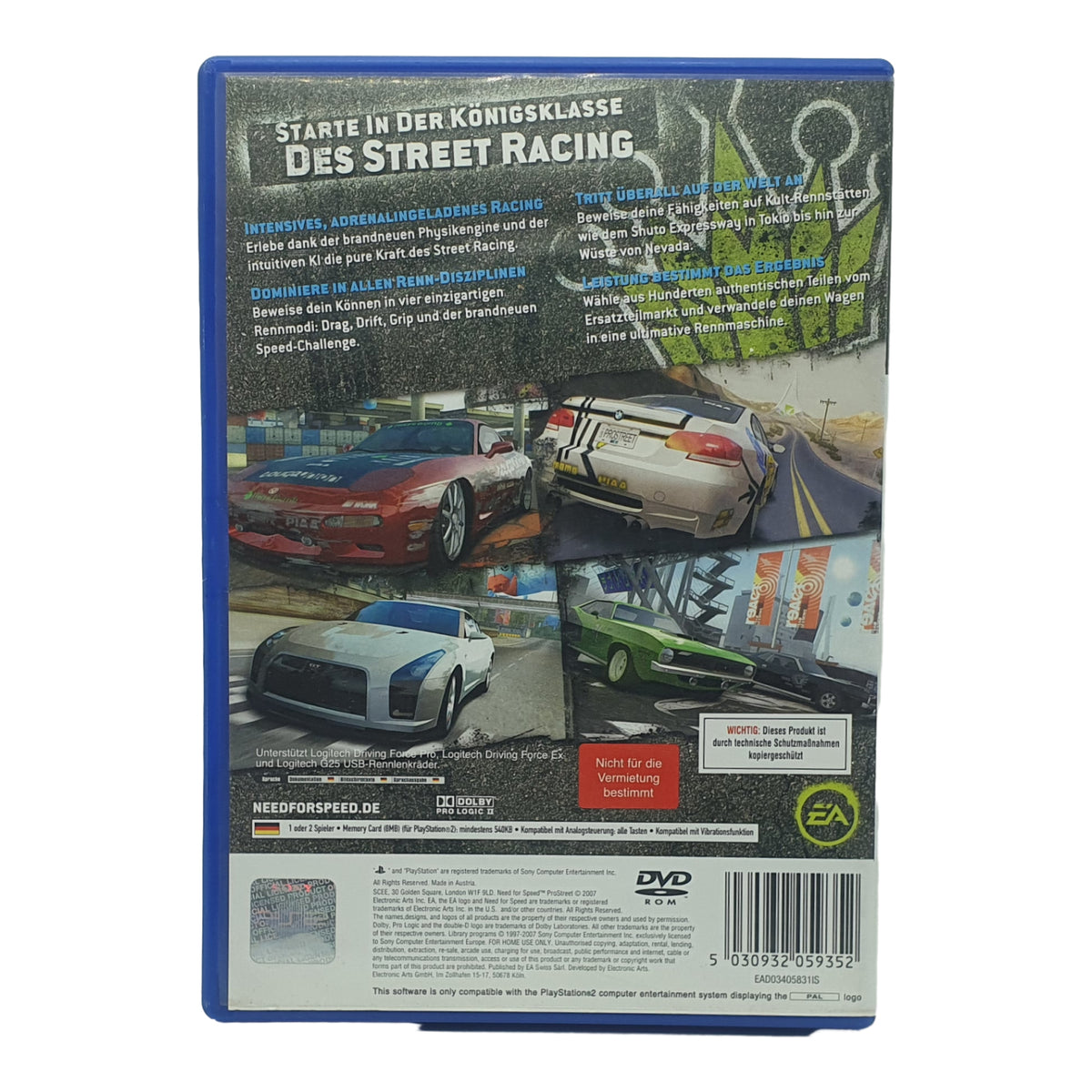 Need for Speed Pro Street – PlayStation 2 Spiel