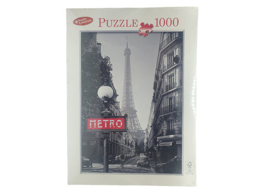 Puzzle 1000 Teile Paris Metro Eiffelturm