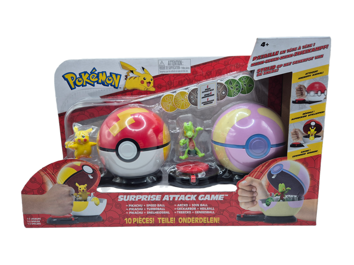 Pokémon Surprise Attack Game Pikachu vs. Geckarbor