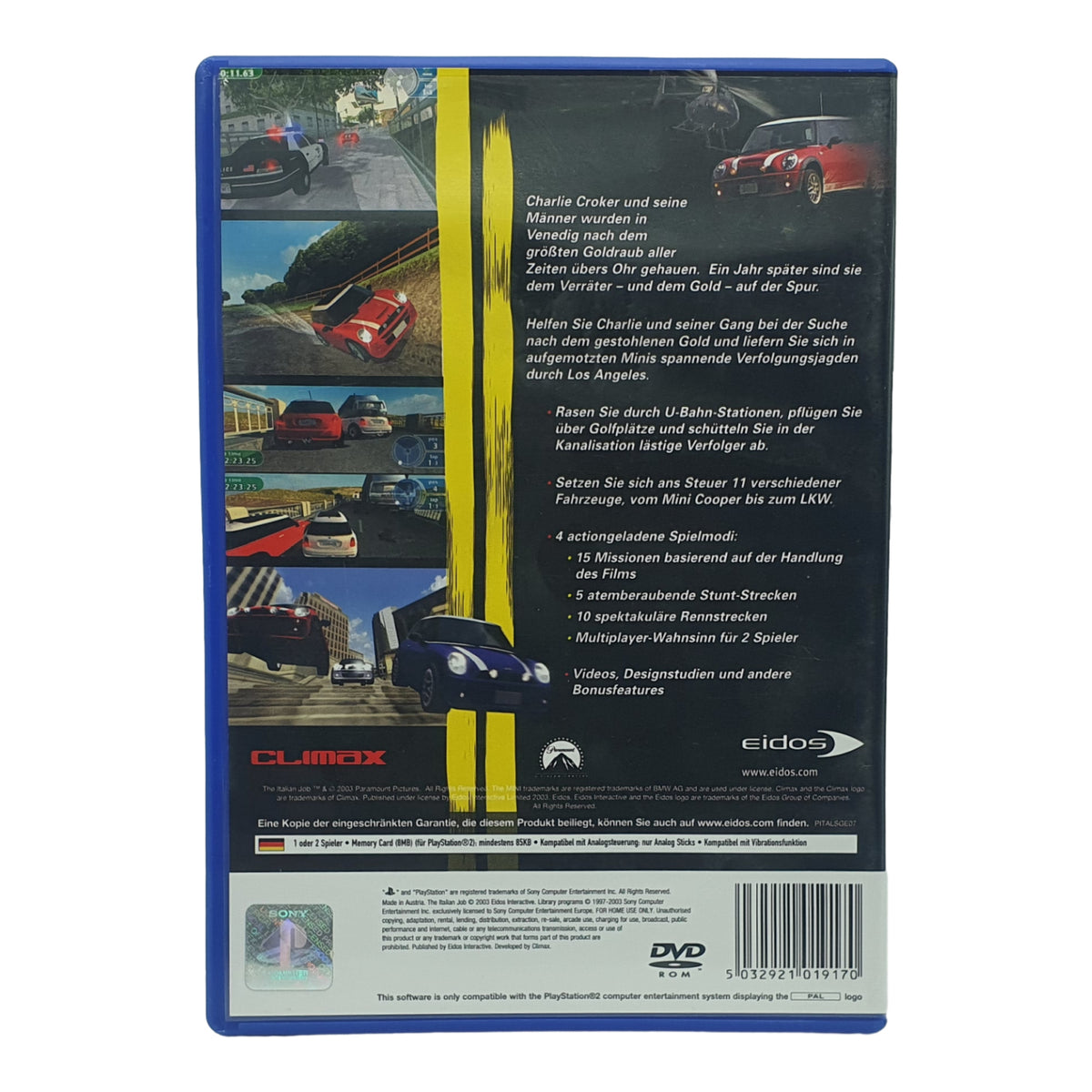 The Italian Job – PlayStation 2 Spiel