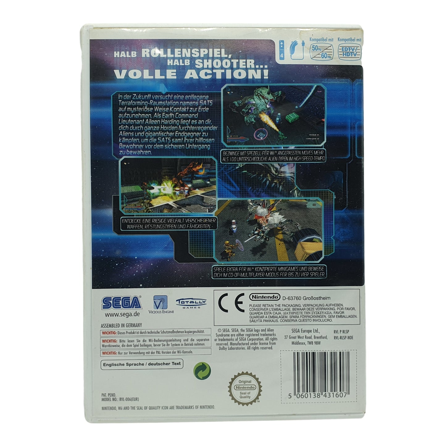 Nintendo Wii - Alien Syndrome – ohne Anleitung