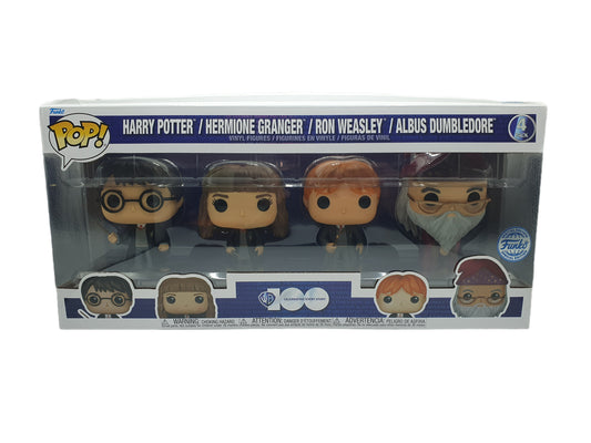 Funko Pop - Harry Potter, Hermine, Ron, Dumbledore 4 Pack Set - NEU OVP