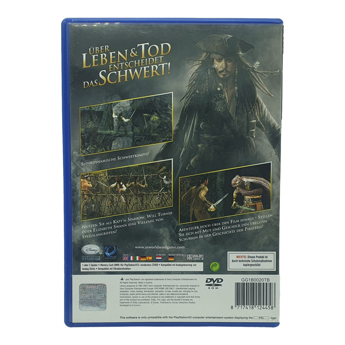 Pirates of the Caribbean Am Ende der Welt – PlayStation 2