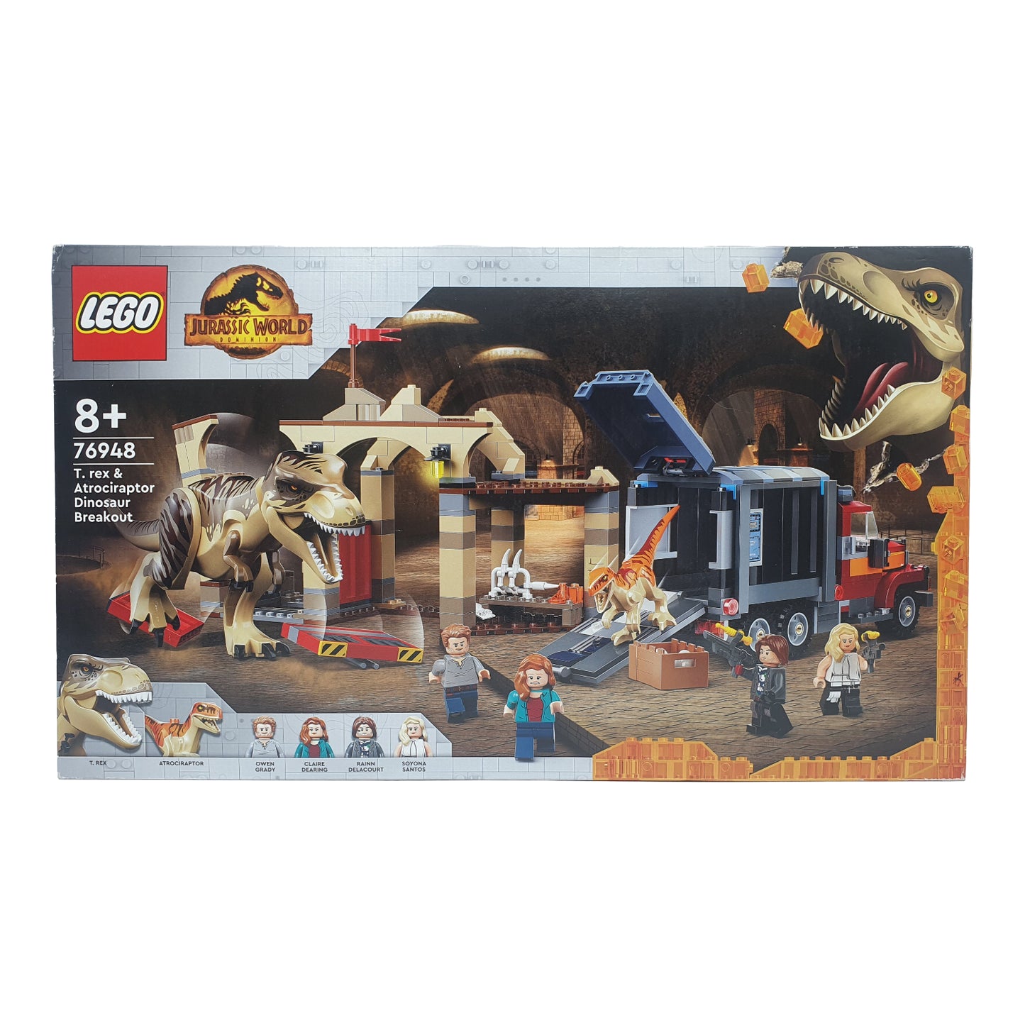 Lego 76948 - T. Rex & Atrociraptor: Dinosaurier-Ausbruch – Jurassic World