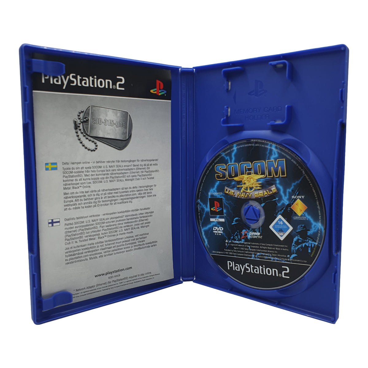Socom U.S. Navy Seals – PlayStation 2 Spiel ohne Anleitung