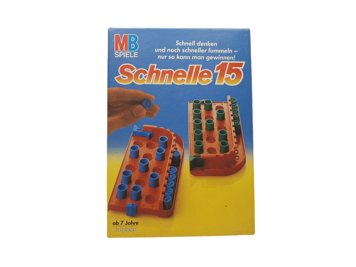 Schnelle 15 Reise Spiel 1984 von MB Spiele Gesellschaftsspiel vollständig