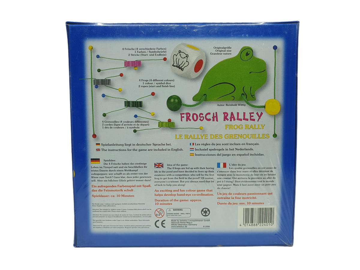 Frosch Ralley - Wer ist zuerst am Teich - beleduc