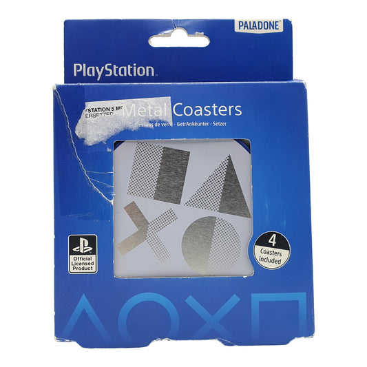 Paladone Playstation - Metal Untersetzer / Coasters - 9x9cm