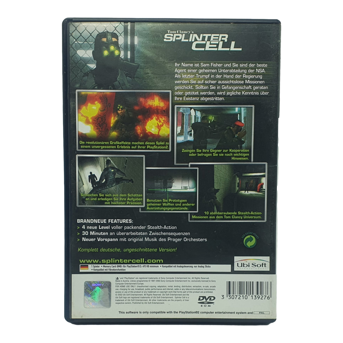 Tom Clancy’s Splinter Cell – PlayStation 2