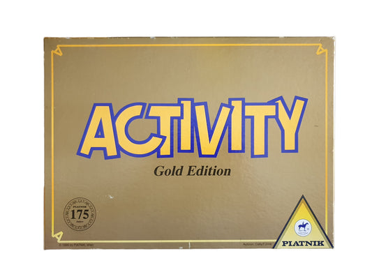 Activity Gold Edition 175 Jahre Jubiläum Piatnik - wie neu - gelbe Figur fehlt