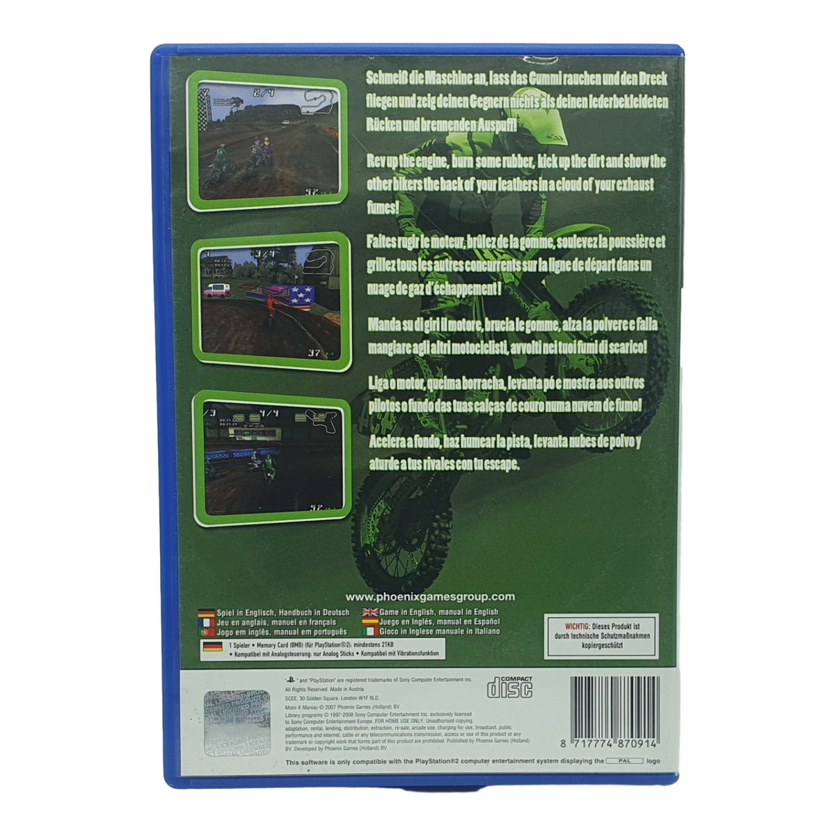 Moto X Maniac – PlayStation 2