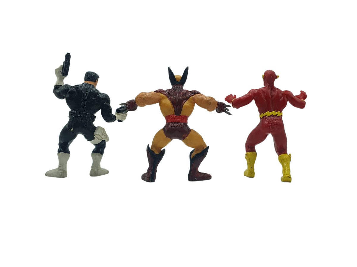 Marvel Punisher, Wolverine, The Flash Sammelfigur / Actionfigur von 1990 / 1991