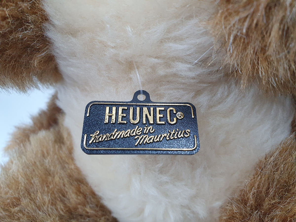 HEUNEC Löwe Kuscheltier stehend ca 40cm Lion Katze Mähne Braun Plüsch Safari