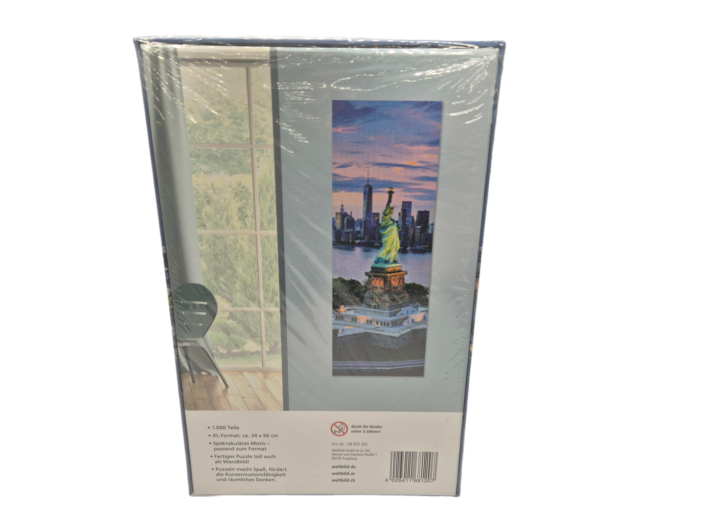 Panorama Puzzle Freiheitsstatue 1000 Teile XL-Format Wandbild NEU & OVP