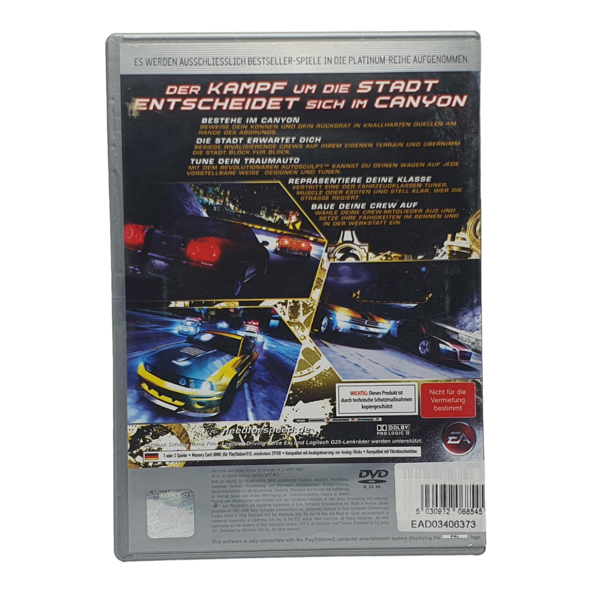 Need for Speed Carbon – PlayStation 2