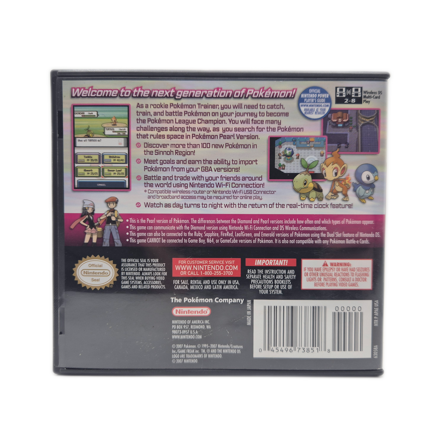 Pokemon Pearl Version (englisch) - Nintendo DS