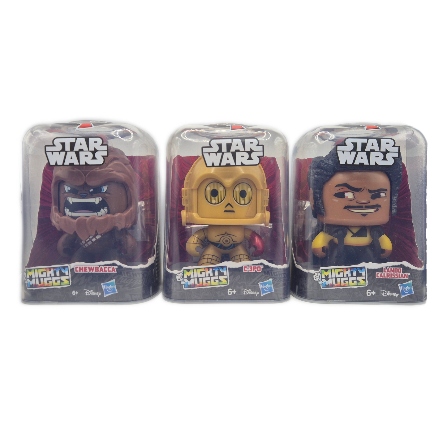 Mighty Muggs Hasbro Lando Calrissian, C-3PO, Chewbacca 2017