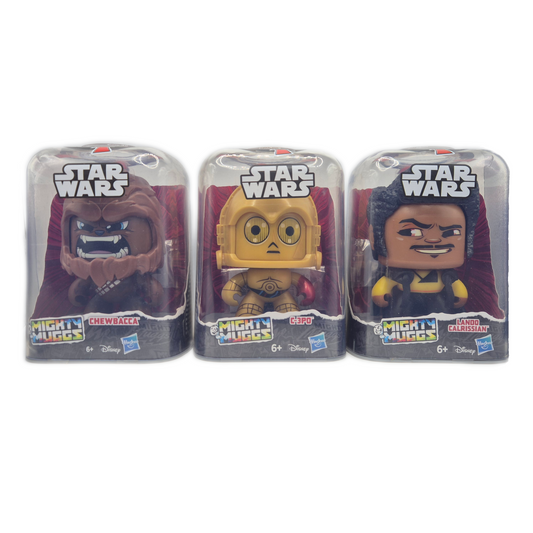 Mighty Muggs Hasbro Lando Calrissian, C-3PO, Chewbacca 2017