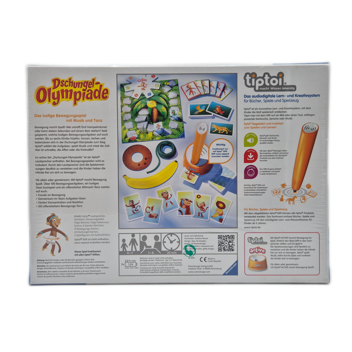 Tiptoi active Set Dschungel-Olympiade (Kinderspiel)