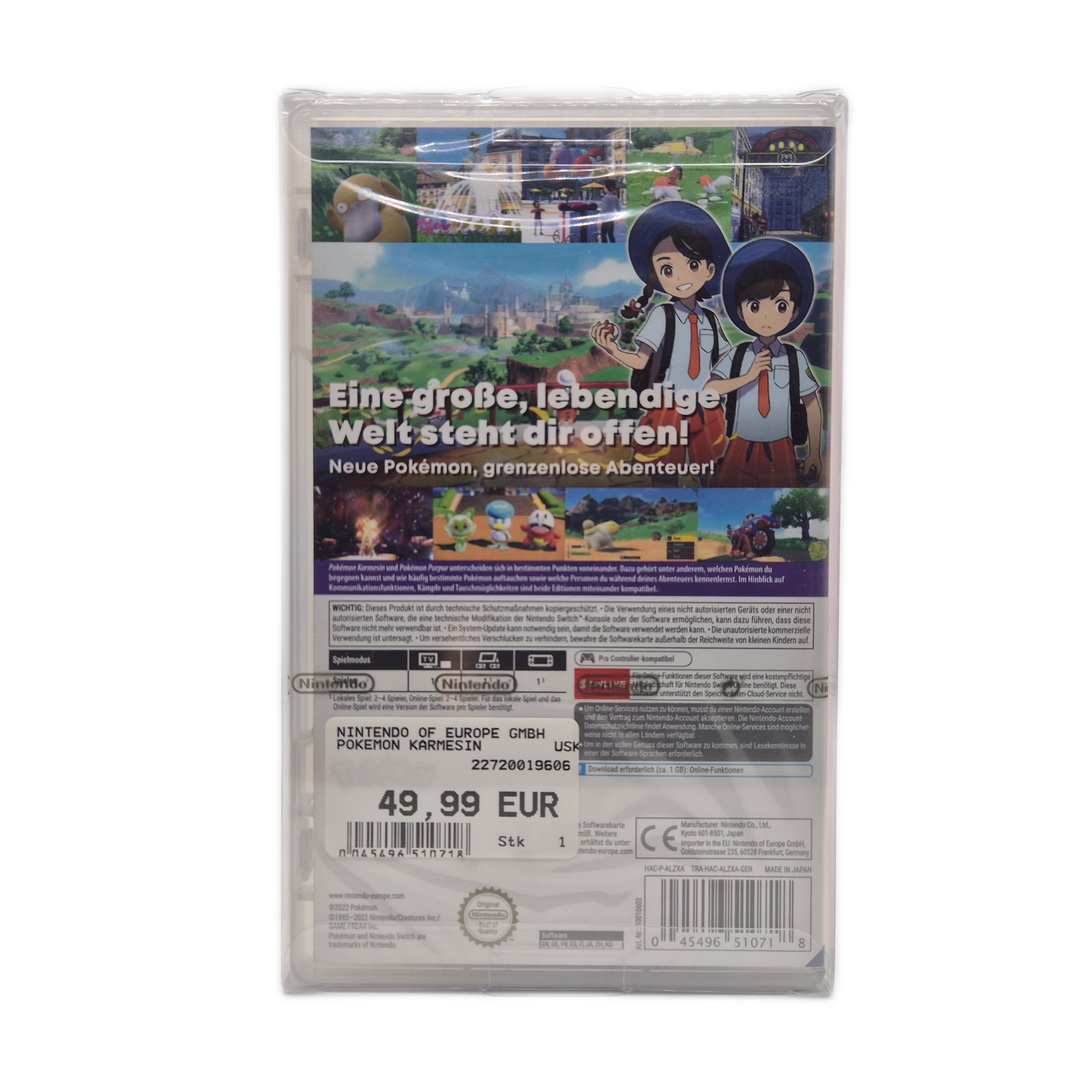 Pokemon Karmesin - Nintendo Switch - NEU