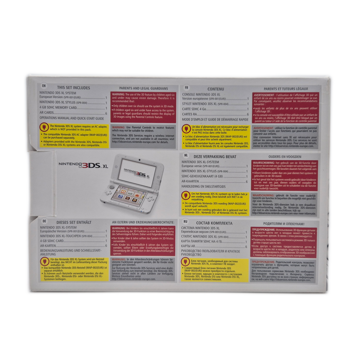 Nintendo 3DS XL weiß Konsole in OVP + Ladekabel + Spiele