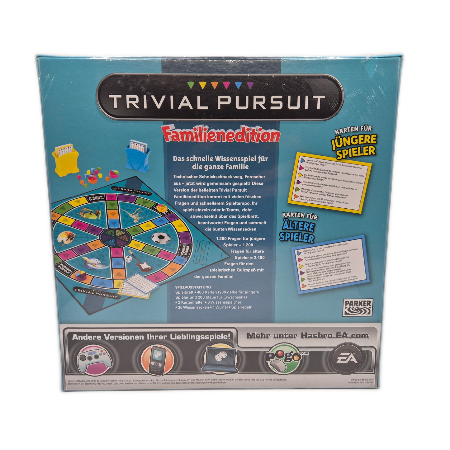 Trivial Pursuit Familienedition - Hasbro/Parker NEU