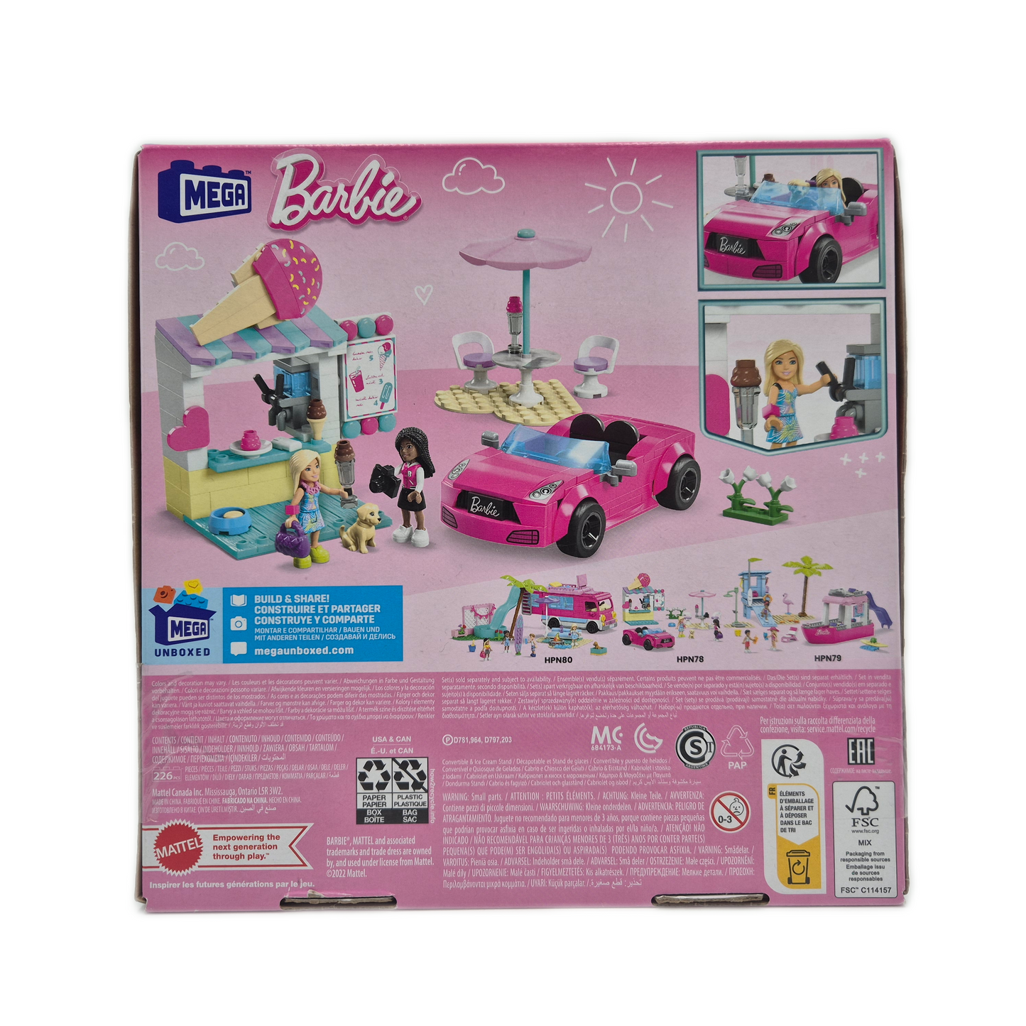 MEGA Barbie Cabrio Eisstand HPN78