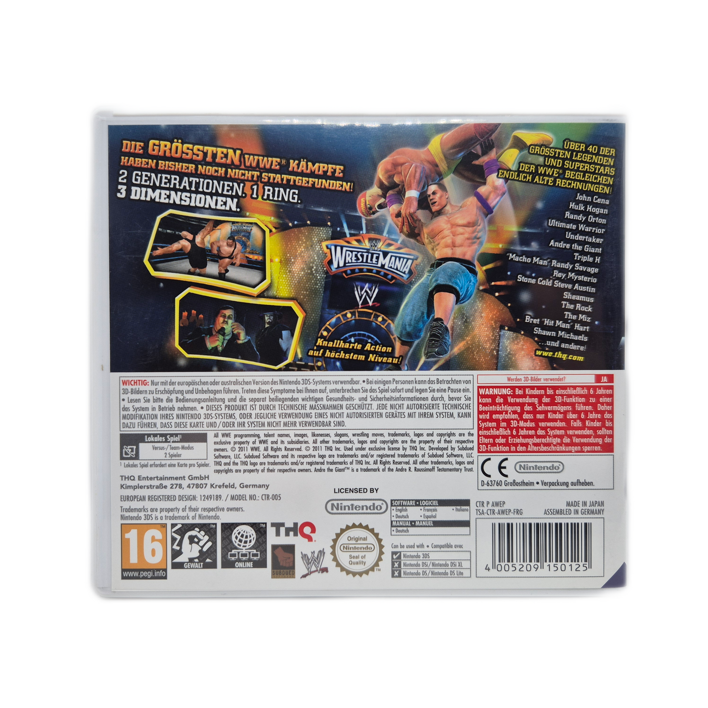 WWE All Stars - Nintendo 3DS Spiel