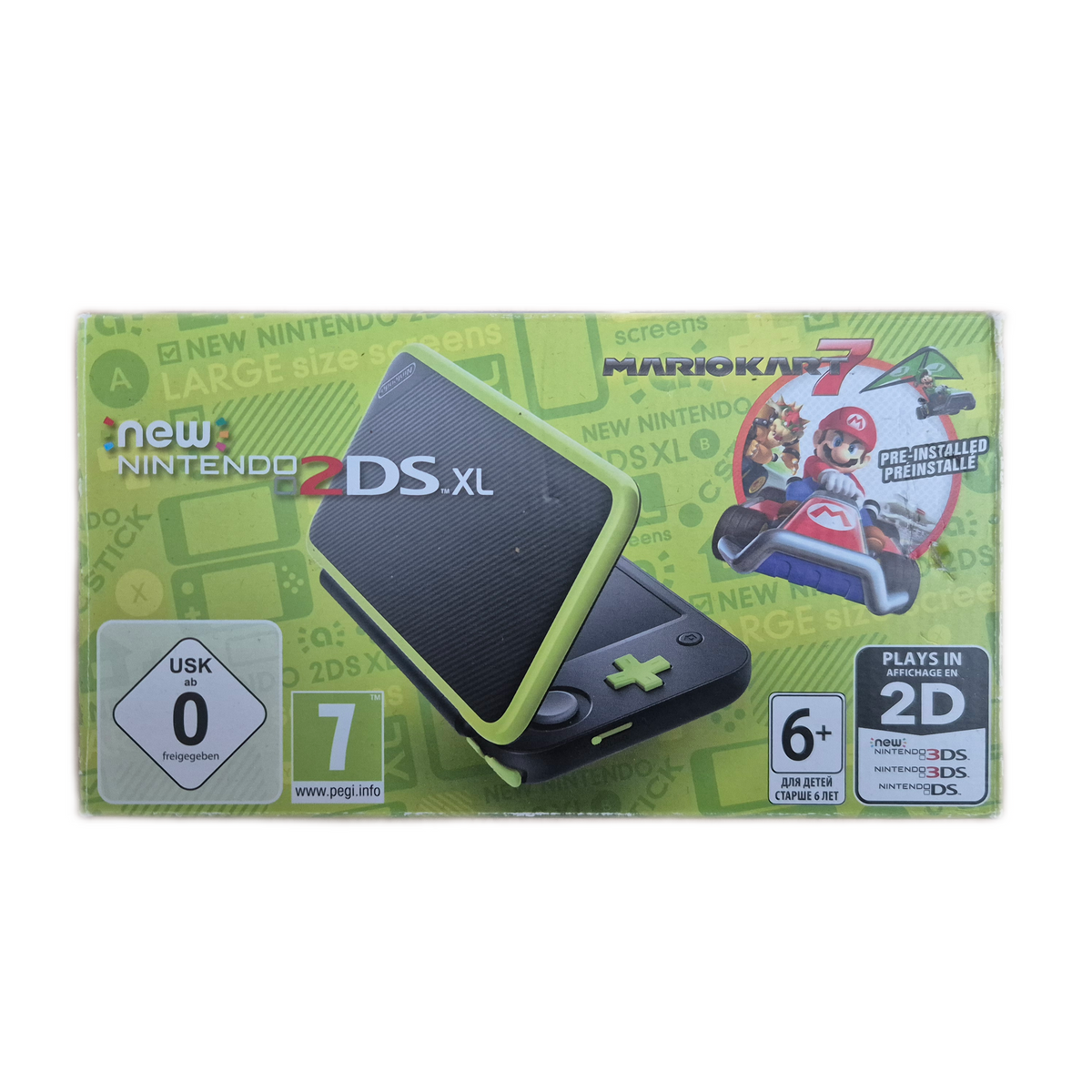 Nintendo New 2DS XL Türkis/Grün – Mario Kart 7 Edition – OVP