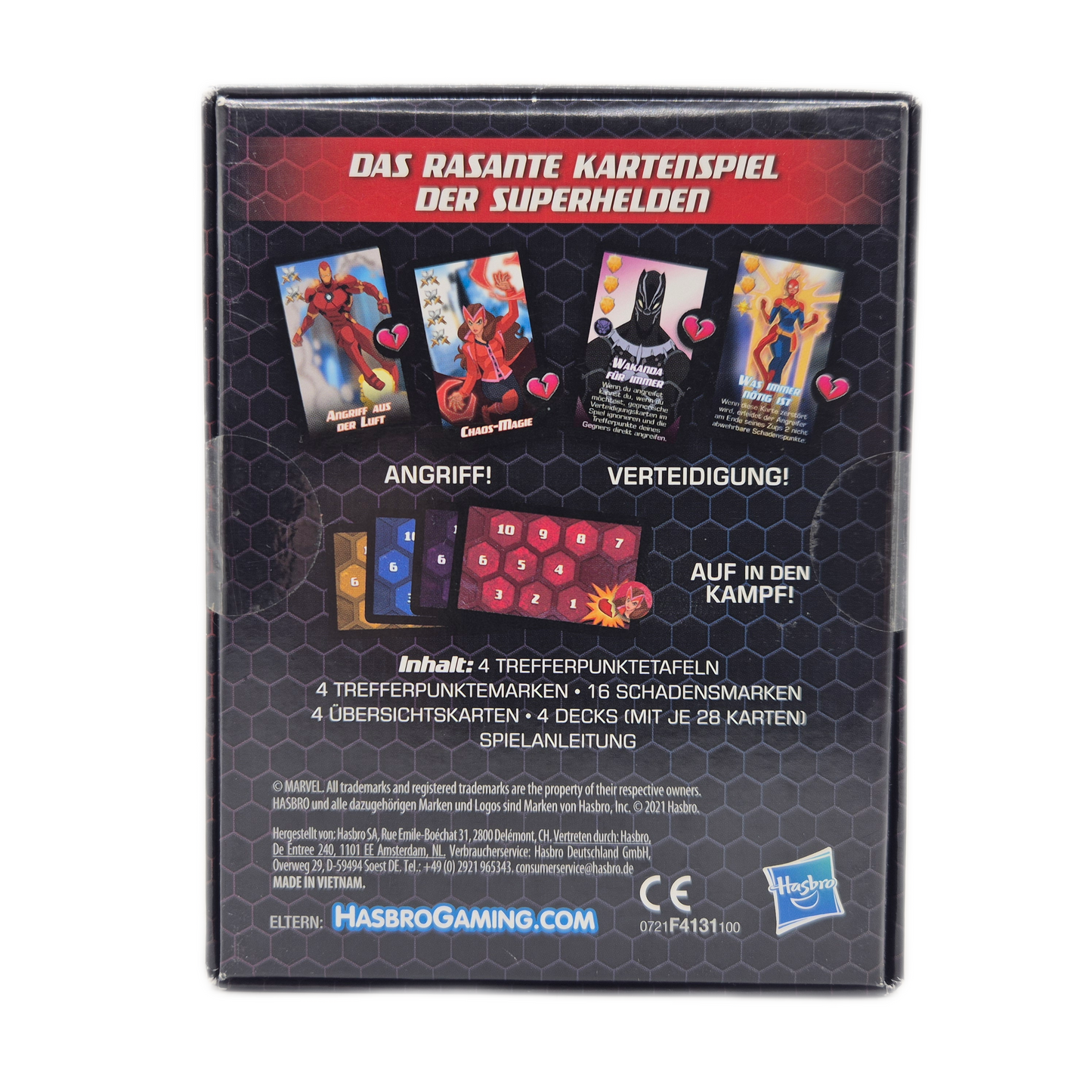 Hasbro Marvel Mayhem - Kartenspiel mit Marvel Superhelden