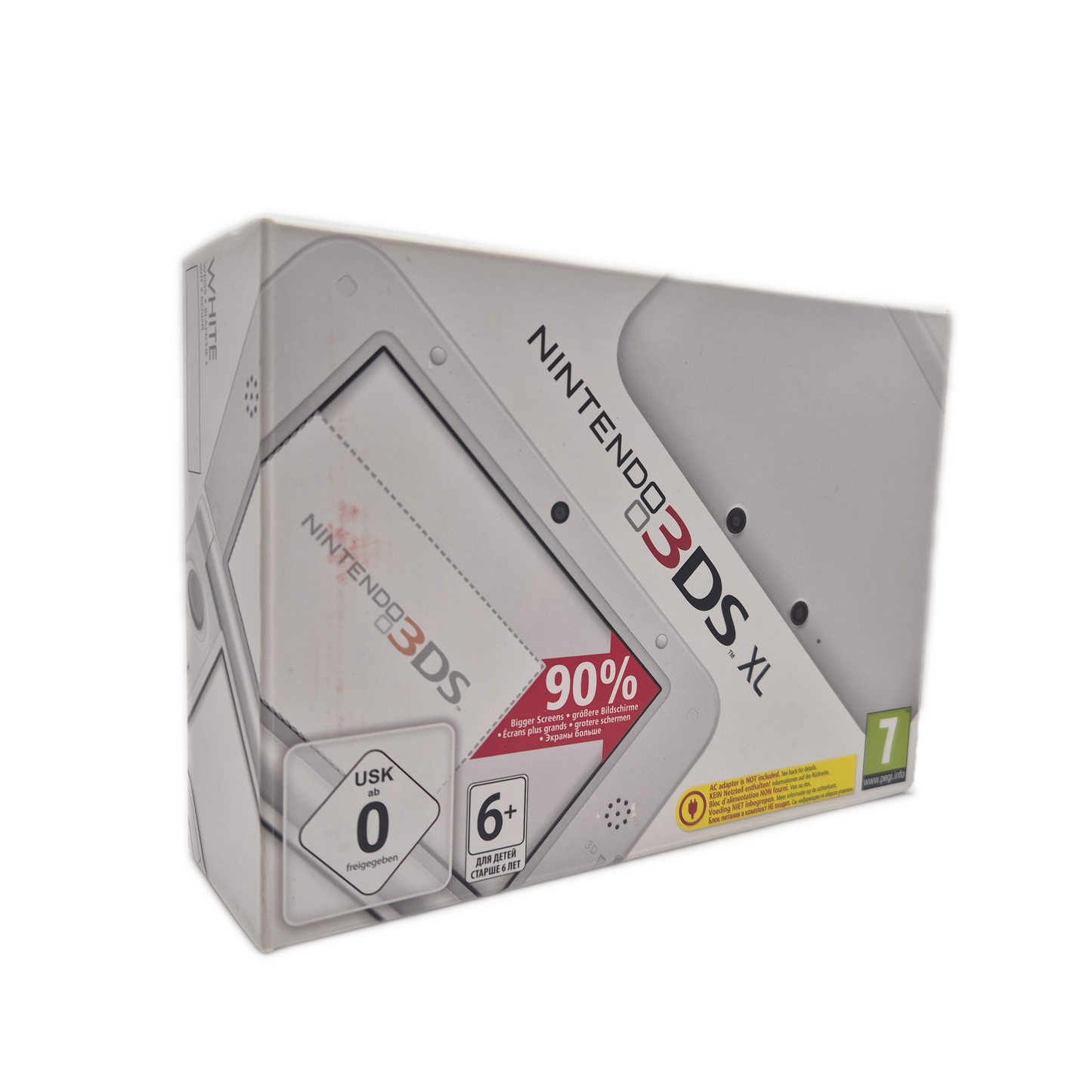 Nintendo 3DS XL weiß Konsole in OVP + Ladekabel + Spiele