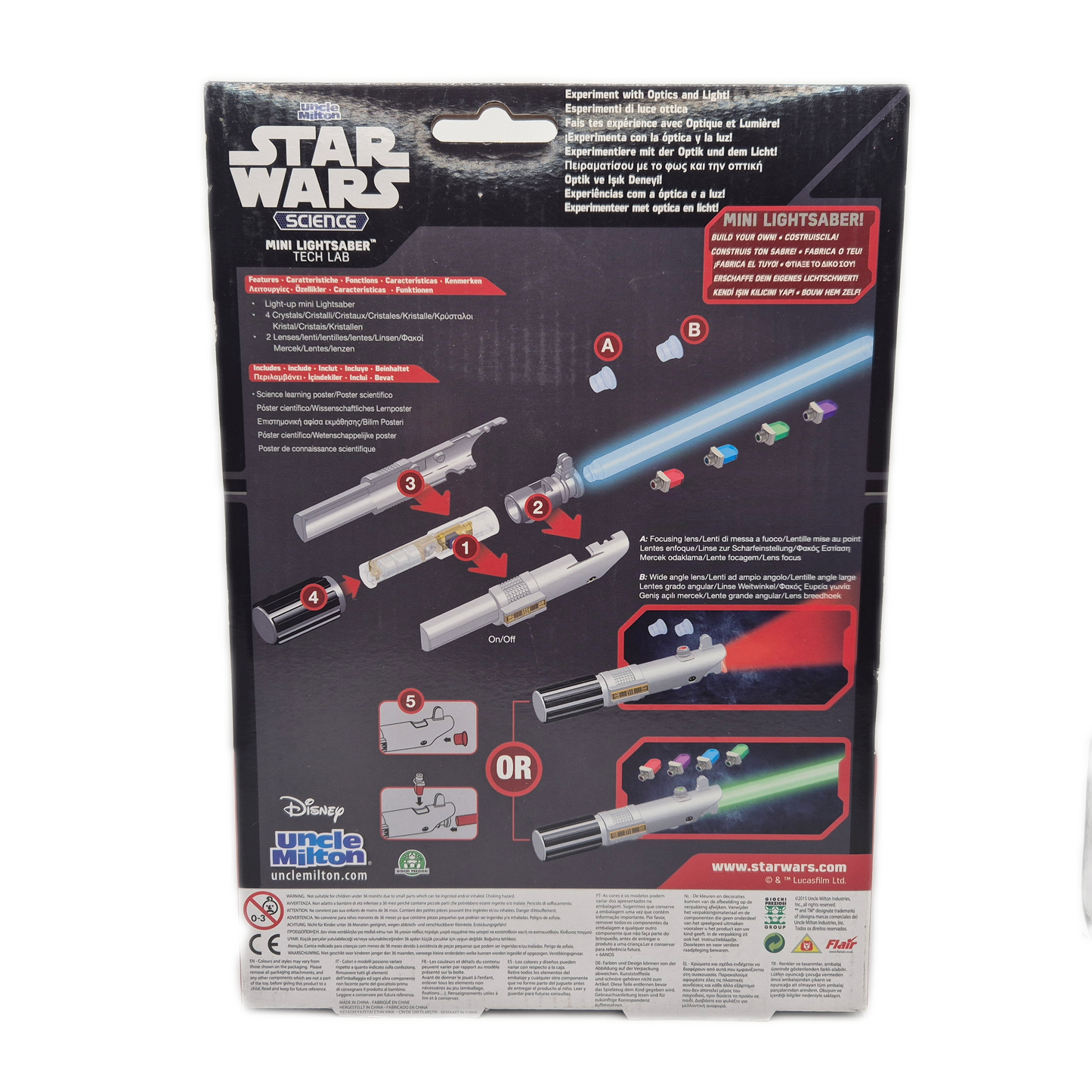 Star Wars Mini Lightsaber Lichtschwert Tech Lab