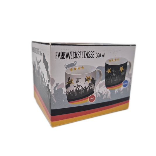Deutschland Farbwechsel WM EM Titel Tasse Porzellantasse 300 ml