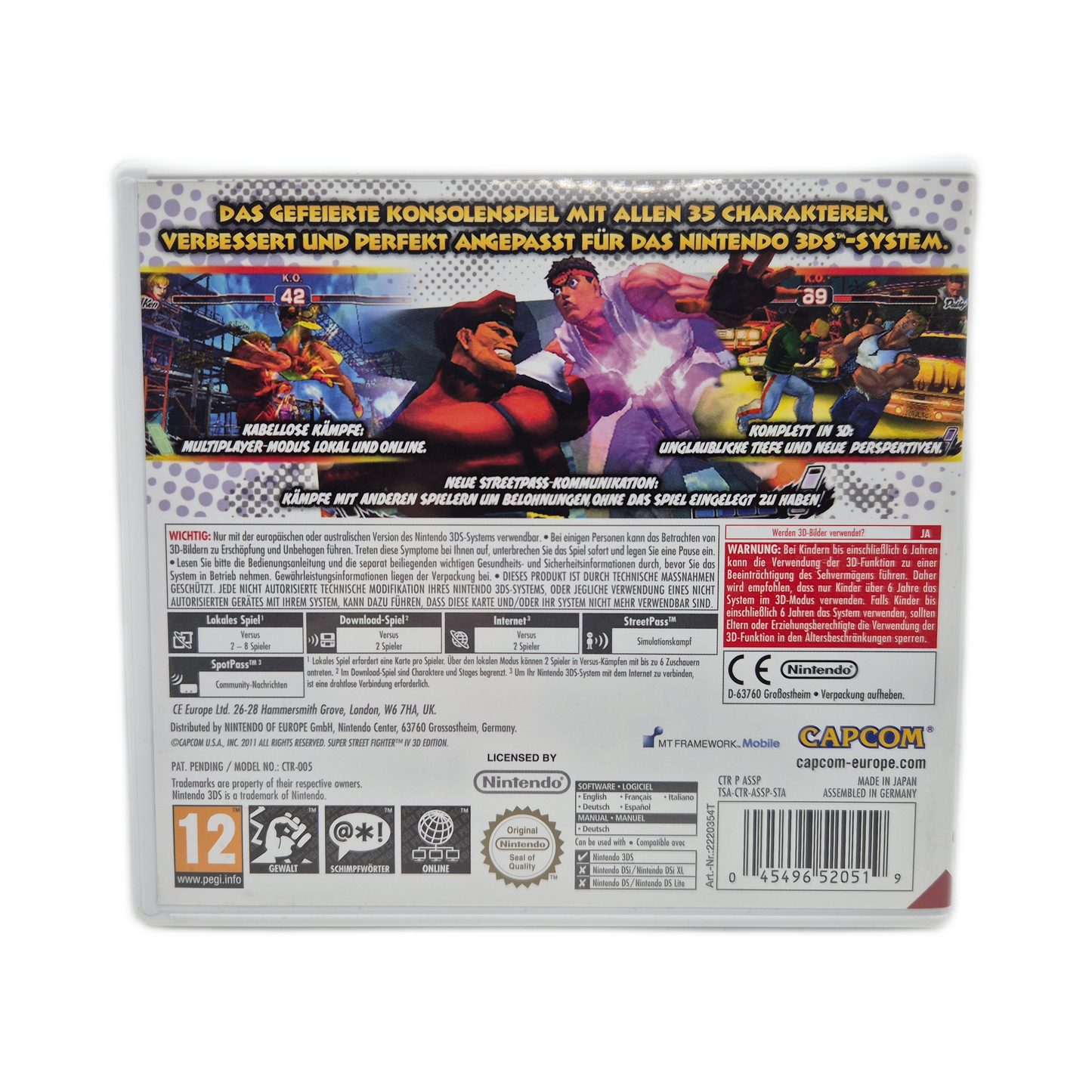 Super Street Fighter IV 3D Edition - Nintendo 3DS Spiel